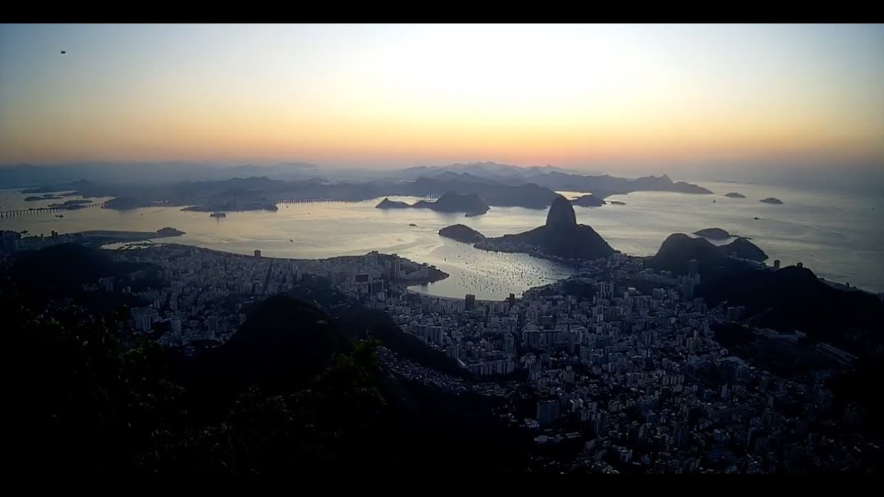 🌴✨ AO VIVO  Rio de Janeiro Mirante Corcovado Cristo Scenic Viewpoint | 24/7 Panoramic Live Stream ✨🌴