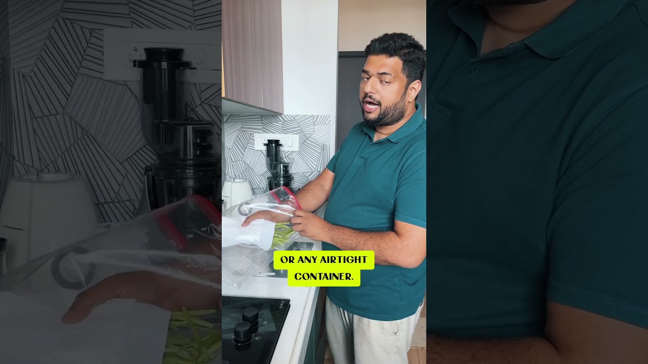 How to store Palak? | Store Spinach| kitchen tips| #alshihacks #shorts