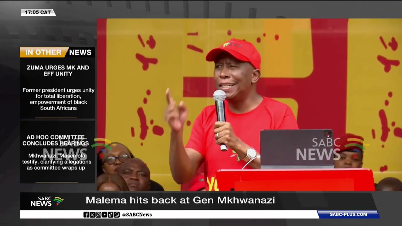 Malema hits back at General Mkhwanazi