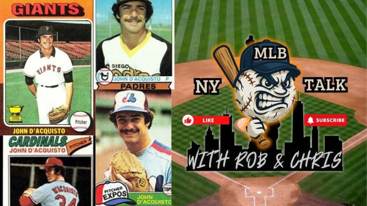 Former MLB Pitcher John D'Acquisto joins Us to talk about His playing days and His new book
