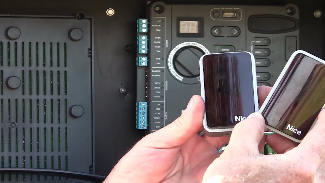 Nice Apollo Mercury 310 Controller - How To Connect Monitored Sensors