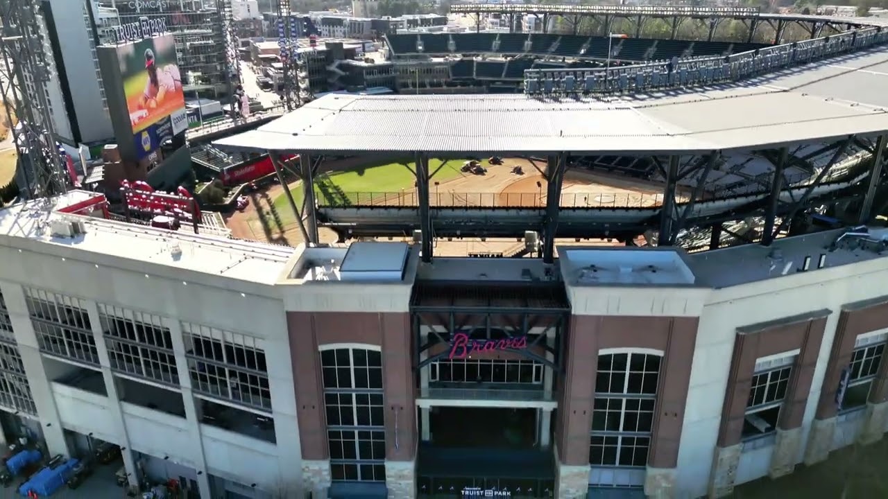 Atlanta Braves Stadium Truist Park 4K Drone Footage @AzariaAerialsLLC