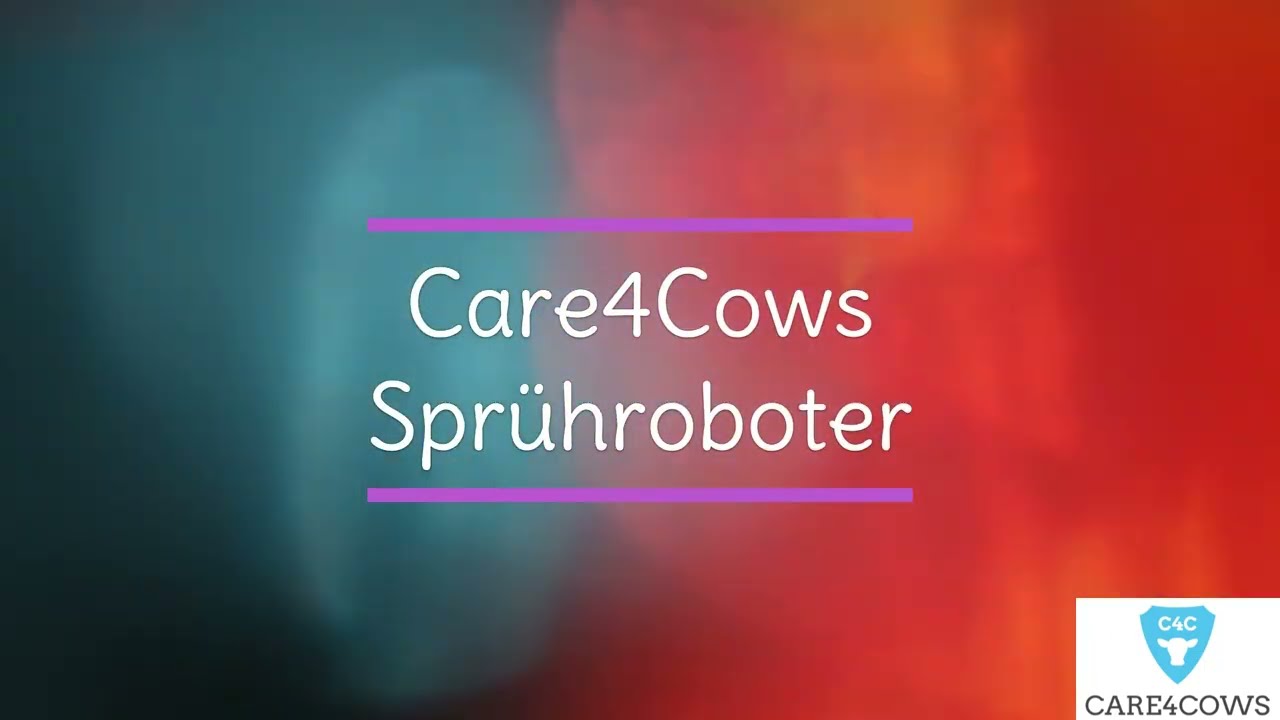 Care4Cows Sprühroboter für Außenmelker-Karussells