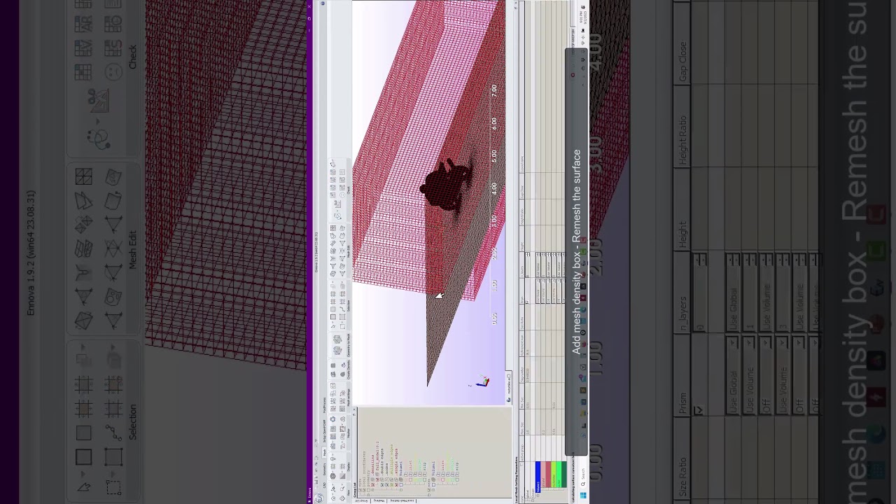 Meshing the motorbike geometry - OpenFOAM tutorial 
