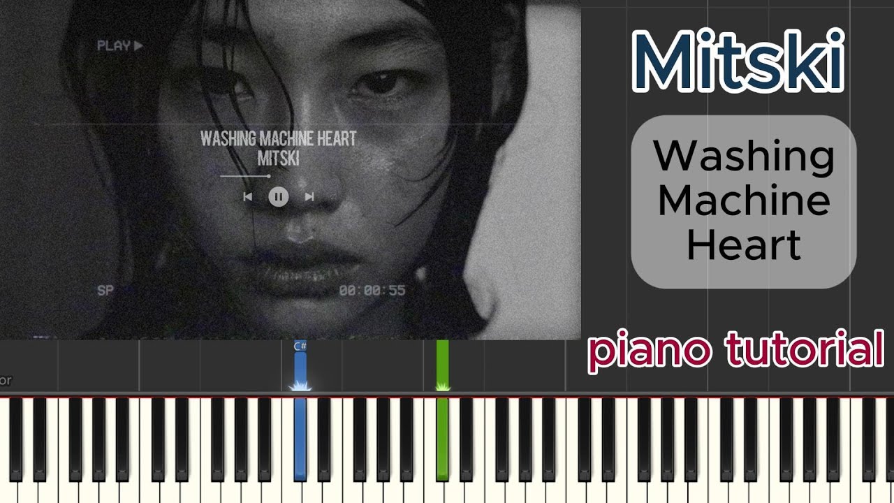 Washing Machine Heart (Mitski) - easy piano tutorial