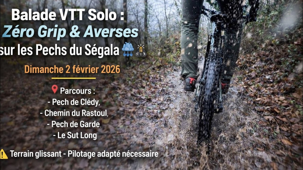 🇫🇷 VTT Zéro Grip & Averses sur les Pechs du Ségala 🌧️🚵