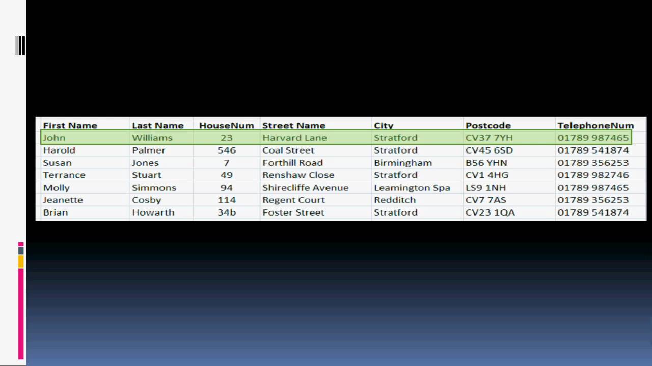 Flat File Databases