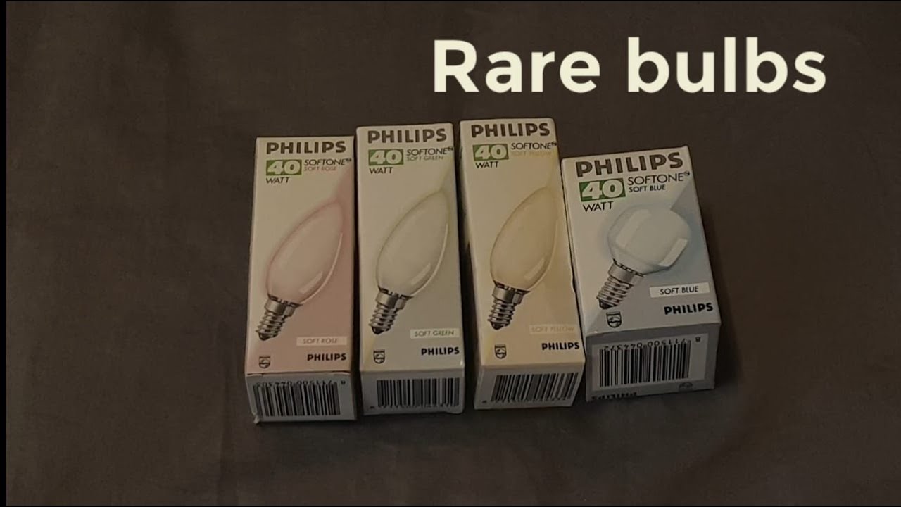 Philips Softone 40w Coloured lightbulbs