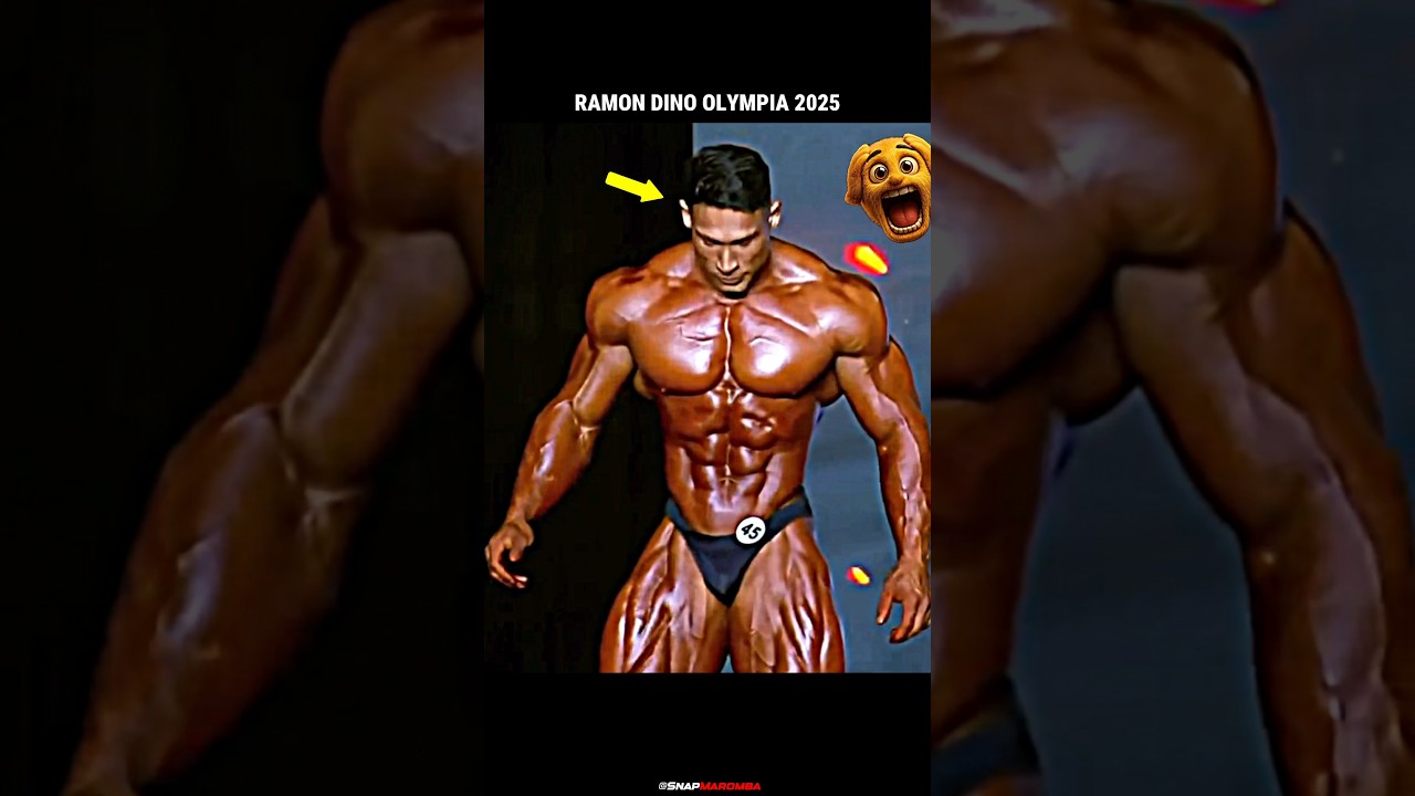 RAMON DINO CRAZY PHYSIQUE 🥶 OLYMPIA 2025 #laughchallenge
