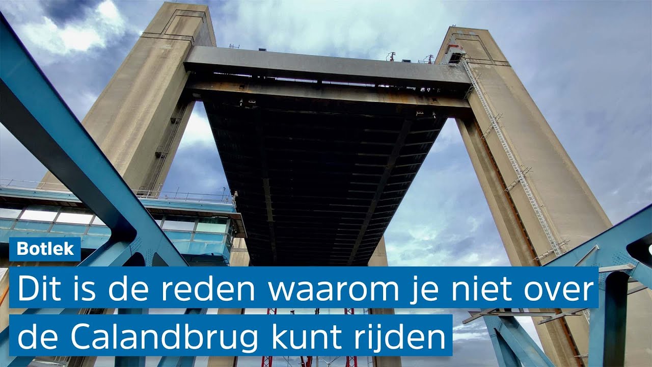 Door dit probleem bij de Calandbrug moeten inwoners van Rozenburg TOT DE KERST omrijden