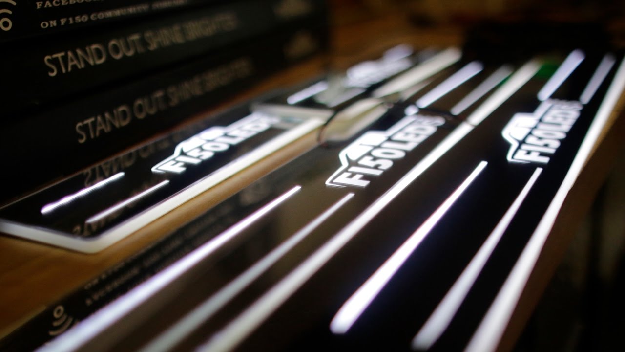 F150 LED PREMIUM DOOR SILL KIT INSTALL FROM F150LEDS.COM