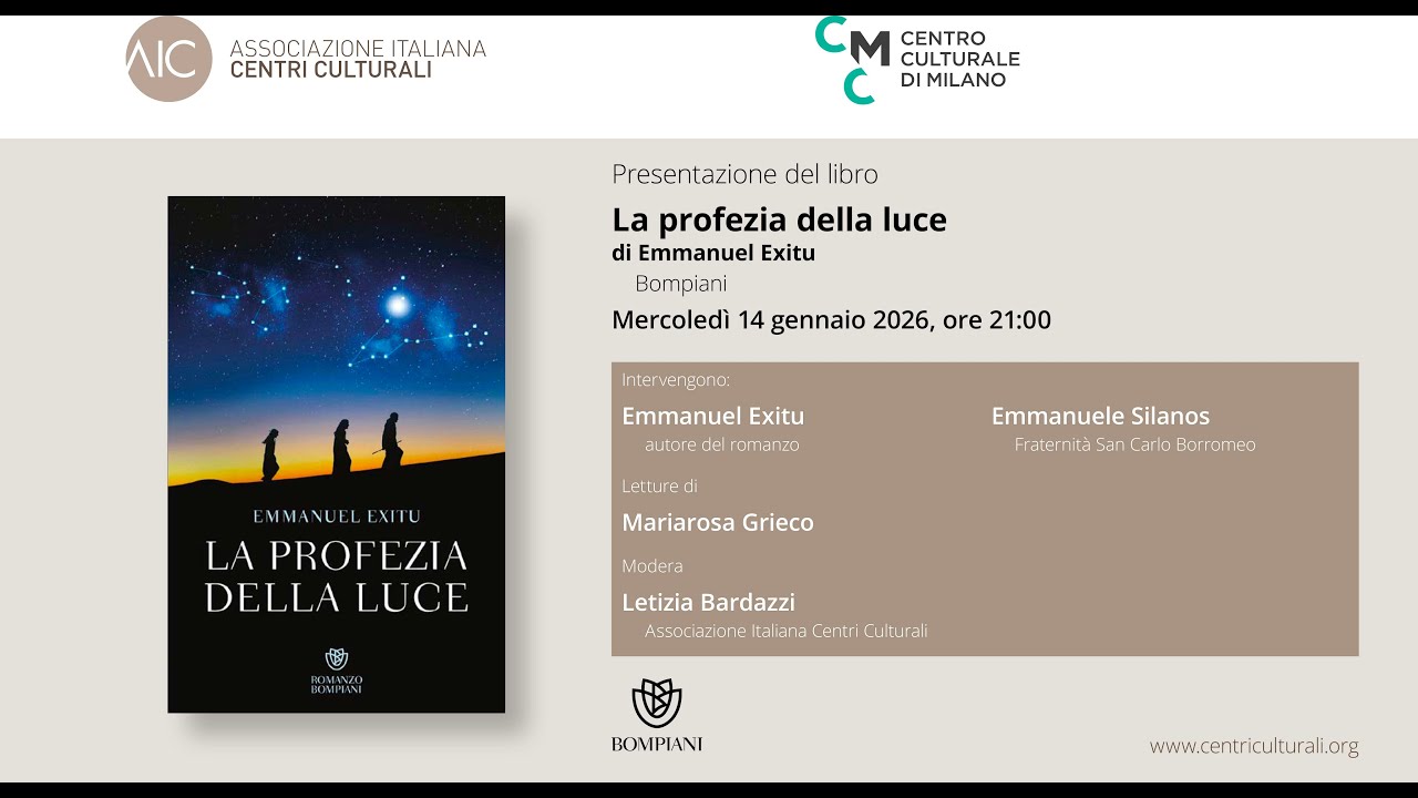 Emmanuel Exitu. Presentazione del libro 