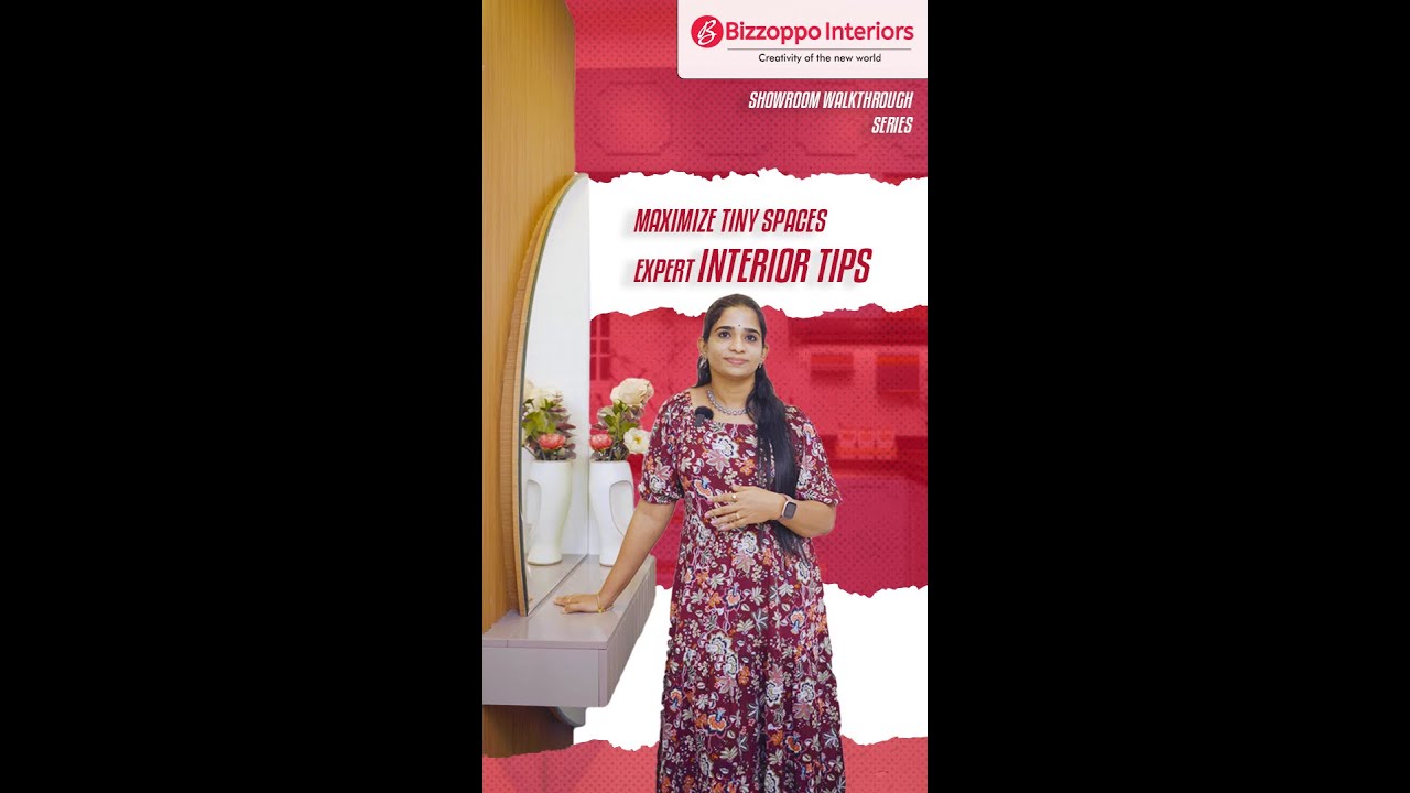 Maximize tiny spaces with these expert Interior design tips 📝✨ | Showroom walkthrough series | Pt 01