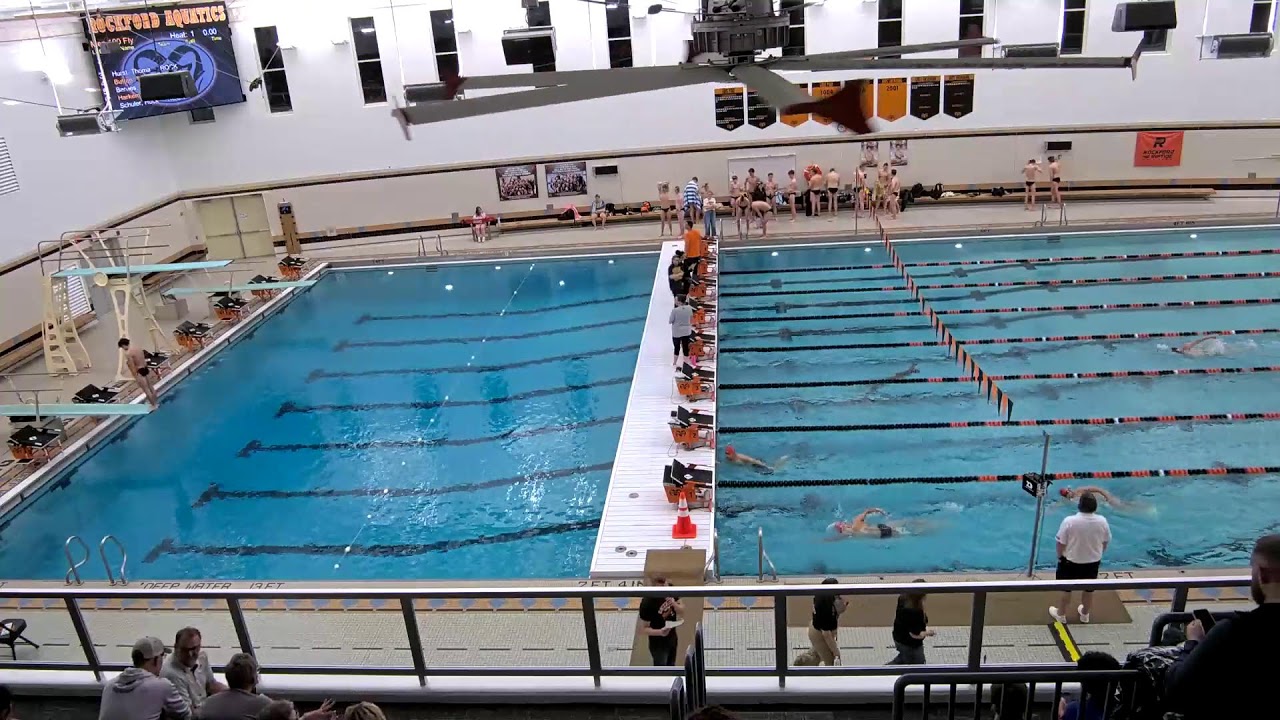 Rockford High School vs East Kentwood High School Boys' Varsity SwimmingAndDiving