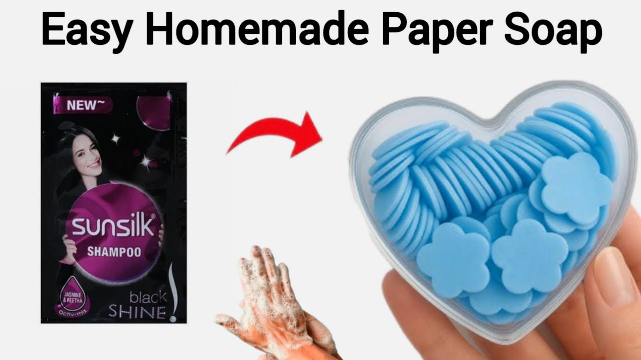How to make paper soap at home 🧼 Diy easy paper trick 🧼 Origami paper Soap