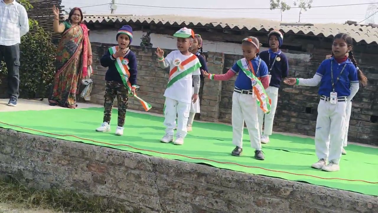 Group dance on song suno gaur se duniya wale on the auspicious occasion of 77 th Republic Day.