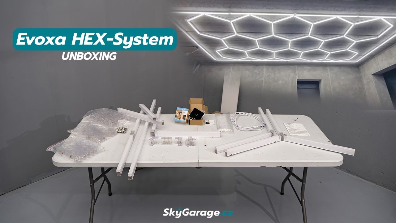 Evoxa HEX-System | LED osvětlení | Unboxing | CZ