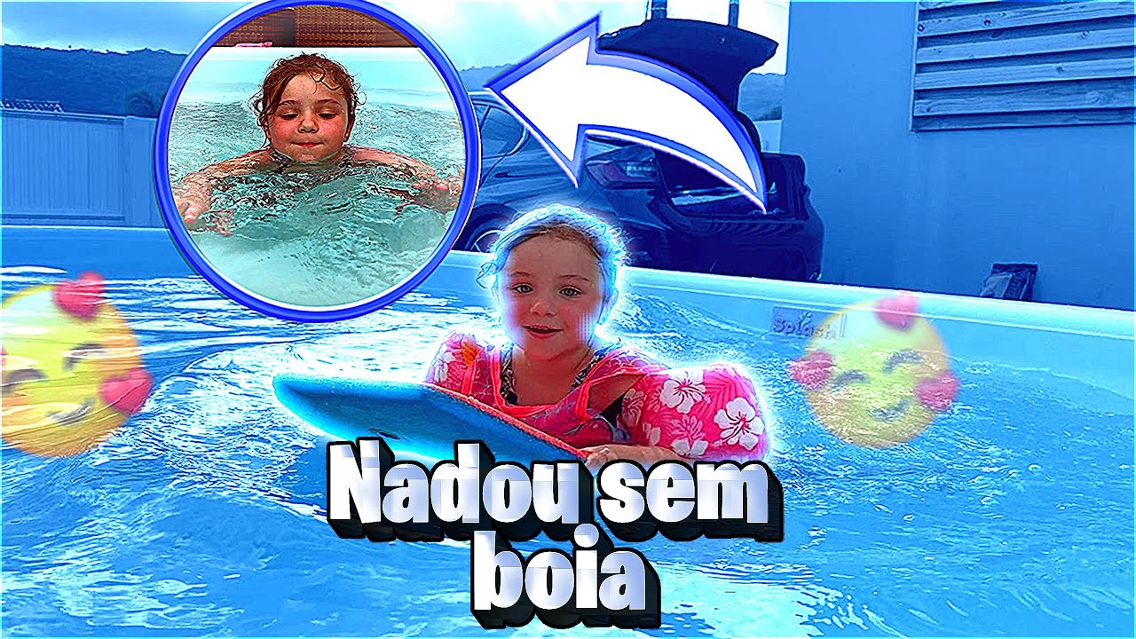 24 HORAS DENTRO DA PISCINA com a DIVA  | *tirei a boia dela*