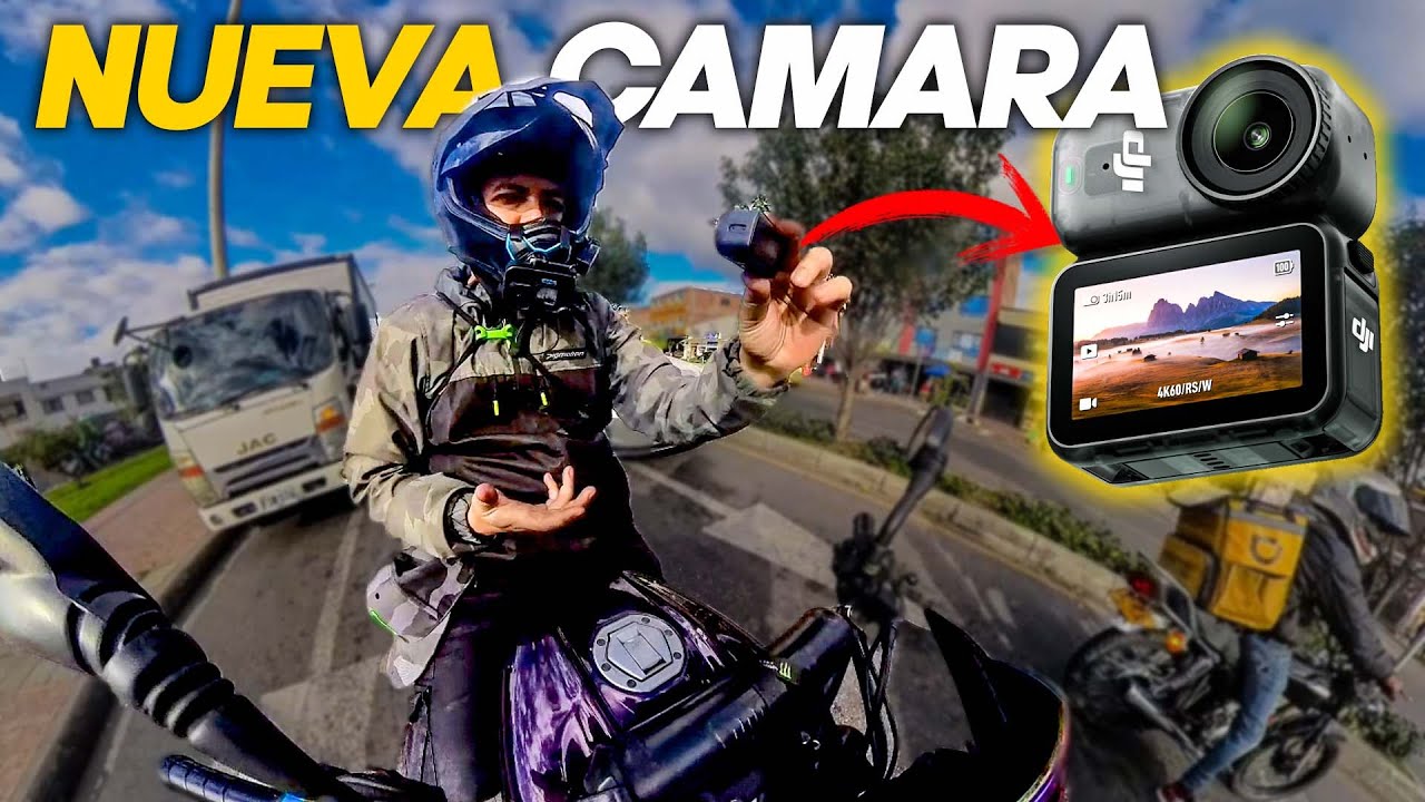 NUEVA CAMARA para grabar videos en MOTO