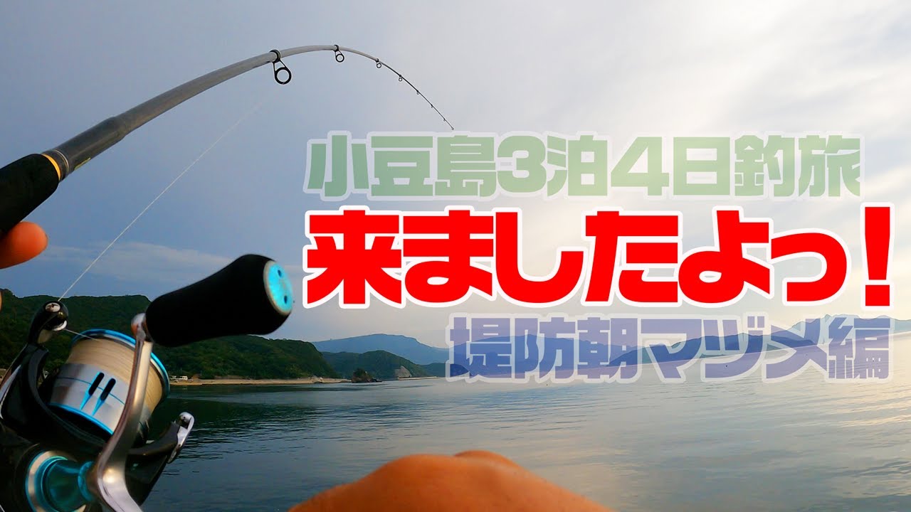 小豆島の堤防でキャンプ飯用の食材を狙いに行ったらやらかした！
