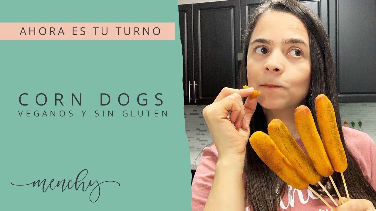 Corn Dogs Veganos y sin Gluten