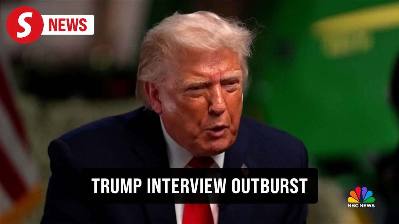 Trump storms out of NBC interview after being challenged about election fraud claims