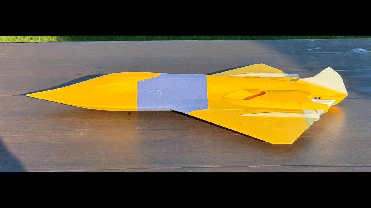NGAD Project Flights, EDF Twin 40, RC Plane, Only Vector Steering, 3D Printed