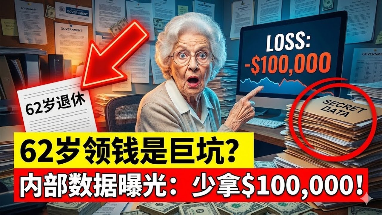 62岁领钱是巨坑？社安局内部数据曝光：选错退休年龄，这辈子少拿$100,000！