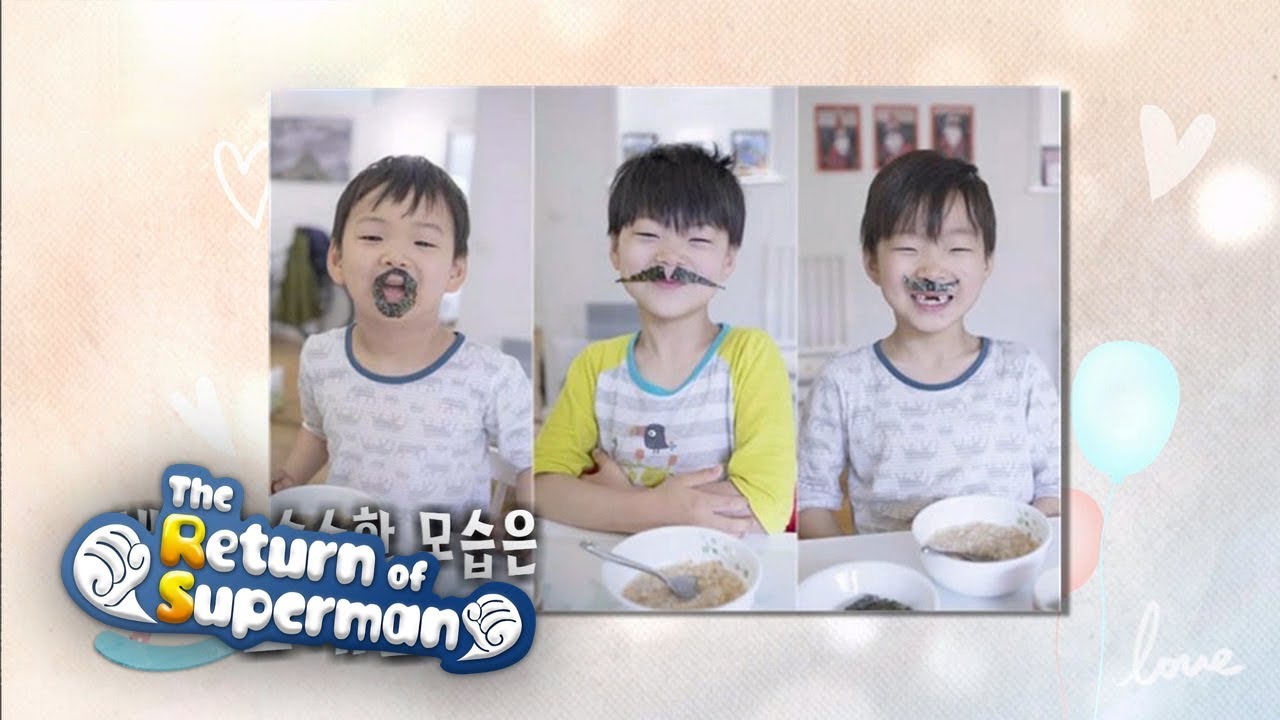 Ta-da! Here are Dae Han, Min Gook, and Man Se!! [The Return of Superman Ep 250]