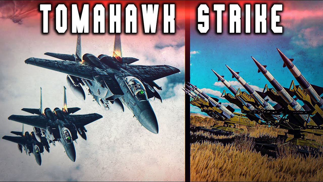 TOMAHAWK STRIKE | F-15E Russian Su-34 SA-3 Air Strike | Digital Combat Simulator | DCS |