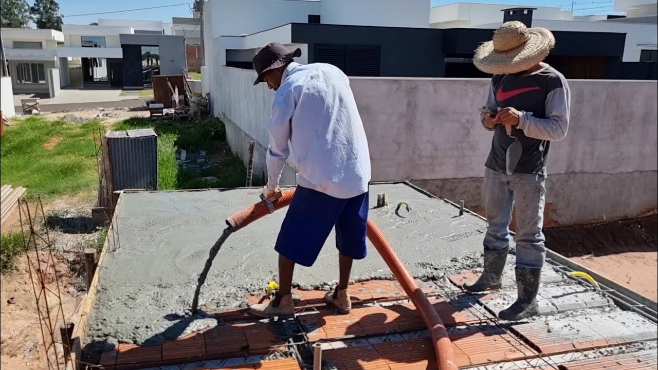 GENIAL IDEIA PRA CONCRETAR LAJE. FAÇA E ECONOMIZE.
