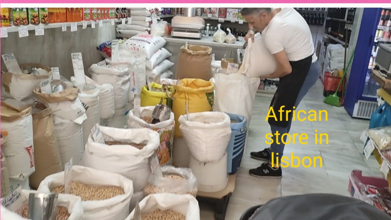 A tour to african store in Lisbon Portugal