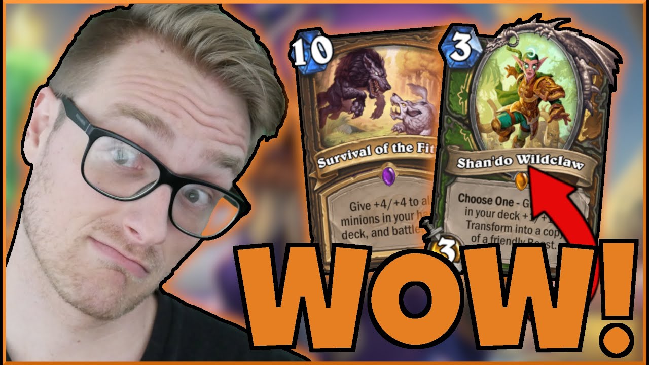 SURVIVAL of the FITTEST is INSANE! Spiteful Beast Druid | Scholomance Academy | Wild Hearthstone