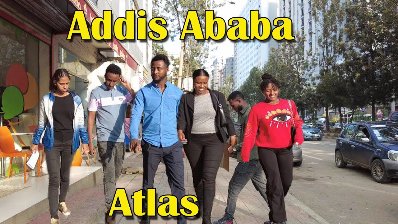 (አትላስ) Walking Downtown Bole Atlass Addis Ababa Ethiopia #2023