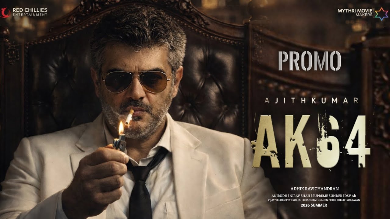 AK64 - Promo | Ajith Kumar | Adhik Ravichandran | Anirudh | Mythri Movie Makers 