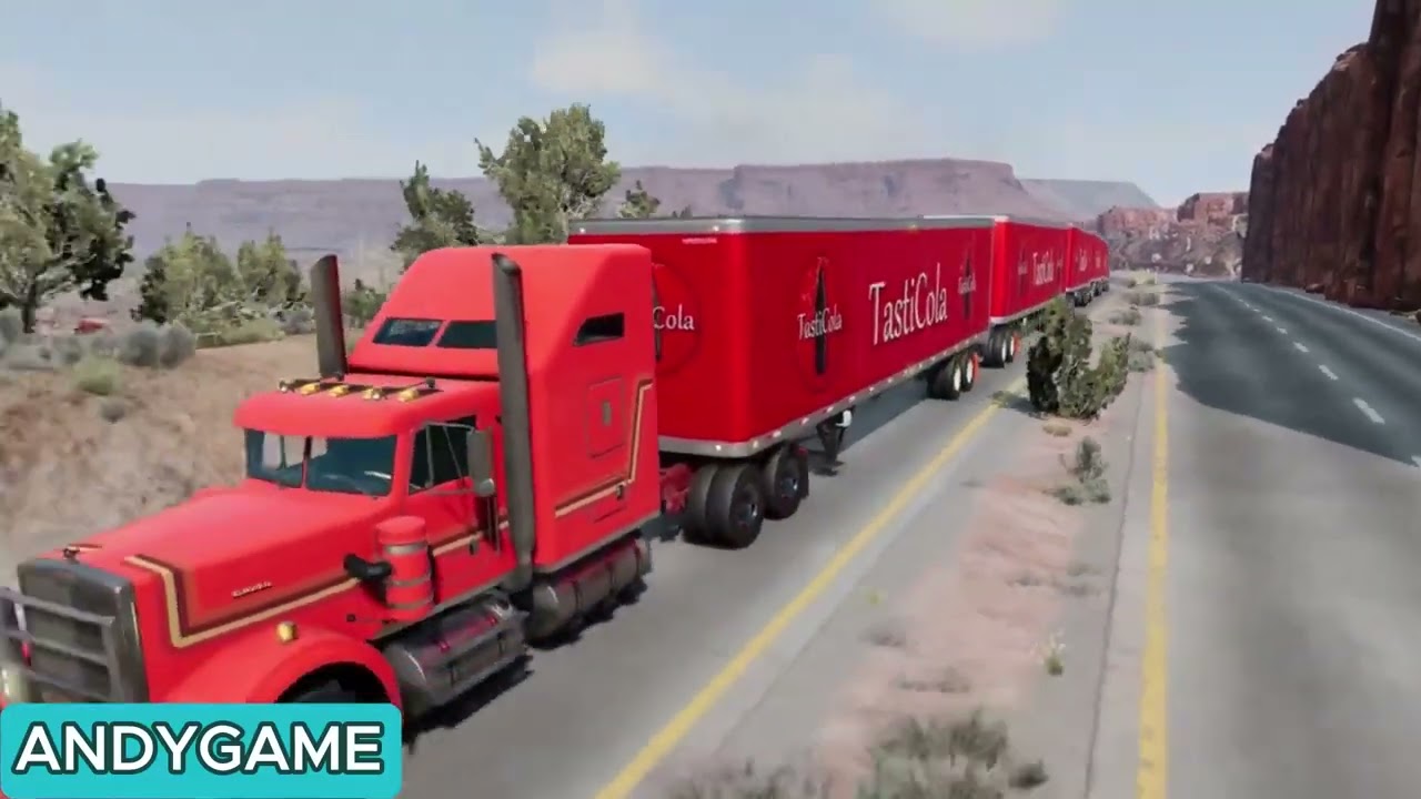 Leap Of Death Car Jumps & Falls Into Lava Pit #127 BeamNG High Speed Car Jumping In Pools