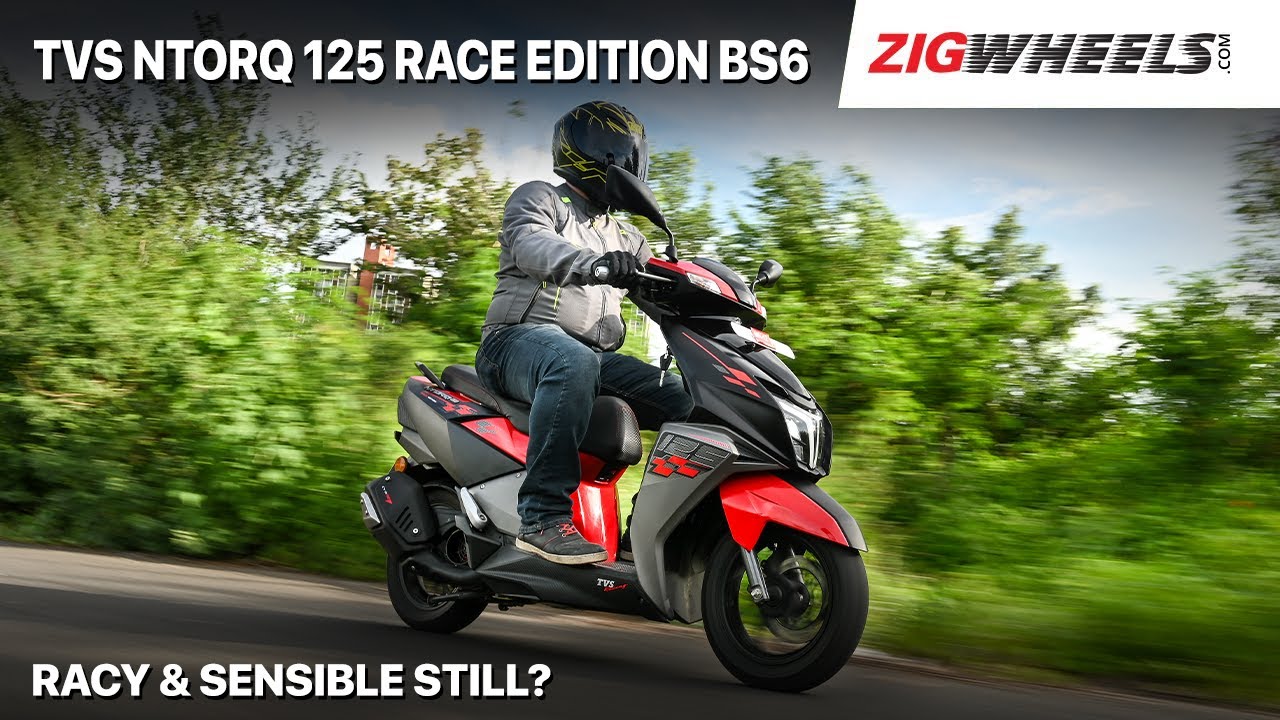 TVS NTorq 125 Race Edition BS6 | Всё ещё спортивный и практичный? | ZigWheels.com