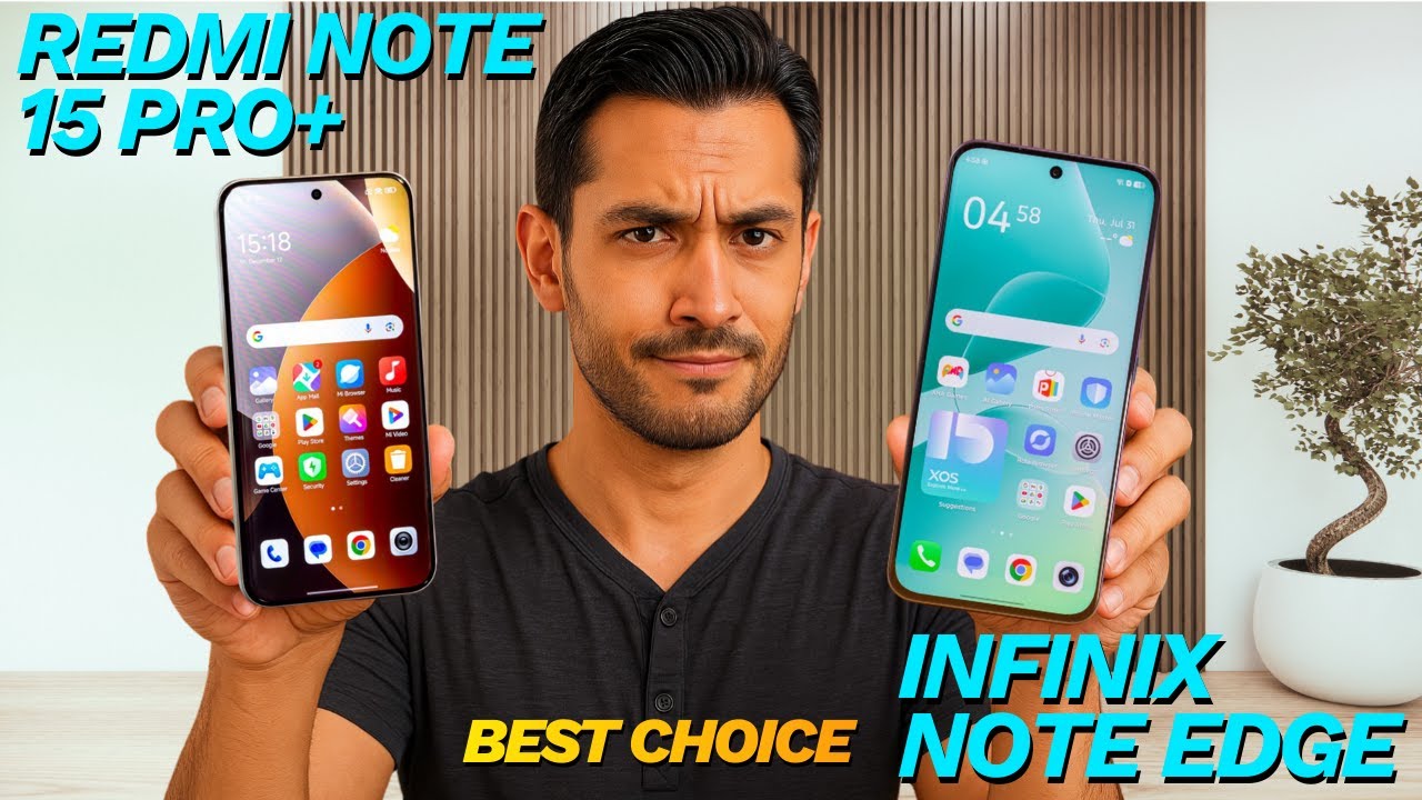 Xiaomi Redmi Note 15 Pro+ vs Infinix Note Edge – Full Comparison 2026 📱🔥