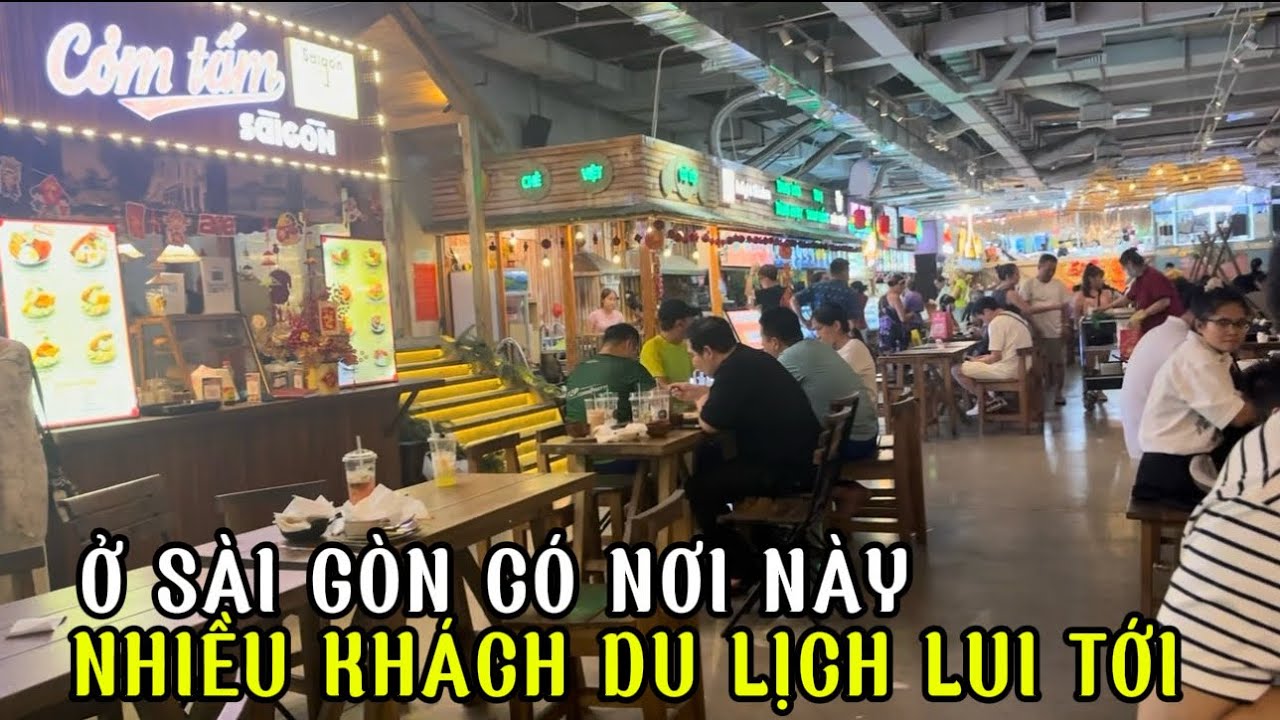 KHÁM PHÁ KHU ẨM THỰC VÀ MUA SẮM DƯỚI LÒNG ĐẤT GIỮA SÀI GÒN SẦM UẤT GIỐNG CHỢ BẾN THÀNH THU NHỎ