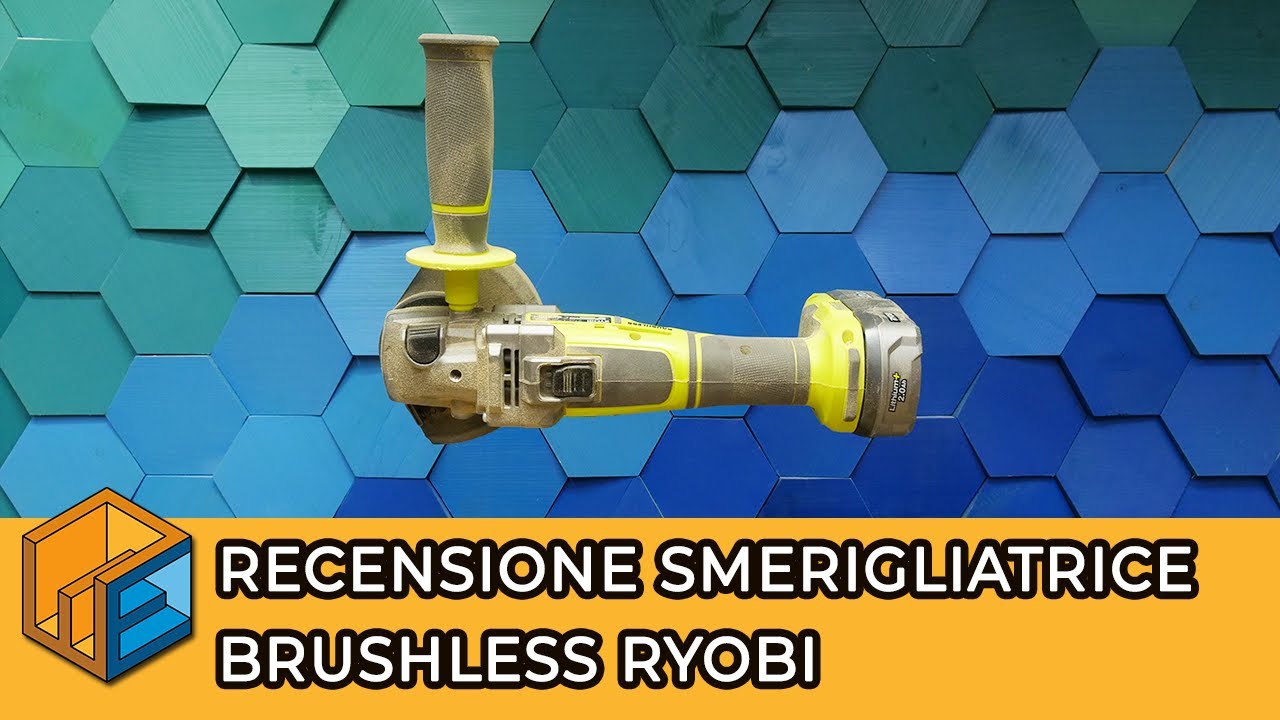 Recensione smerigliatrice a batteria Ryobi R18AG7