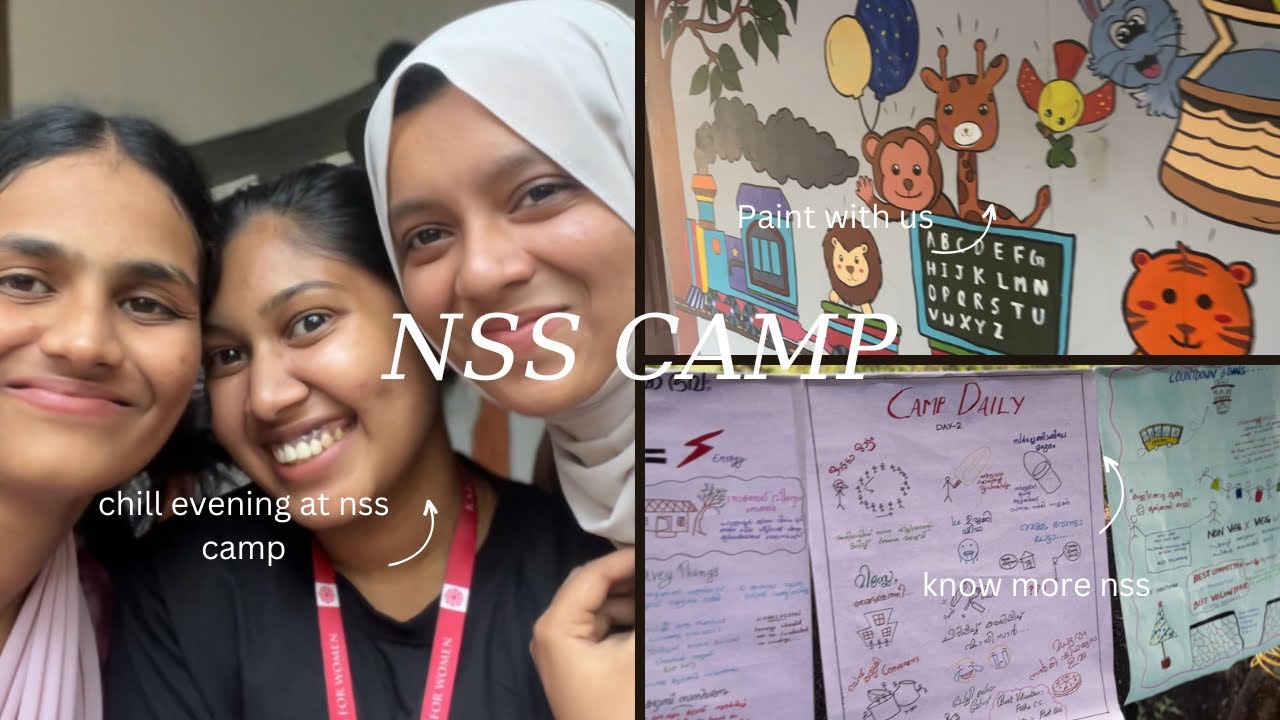 NSS camp ലെ ഒരു ദിവസം | day in nss camp💃🖌️🌸✨