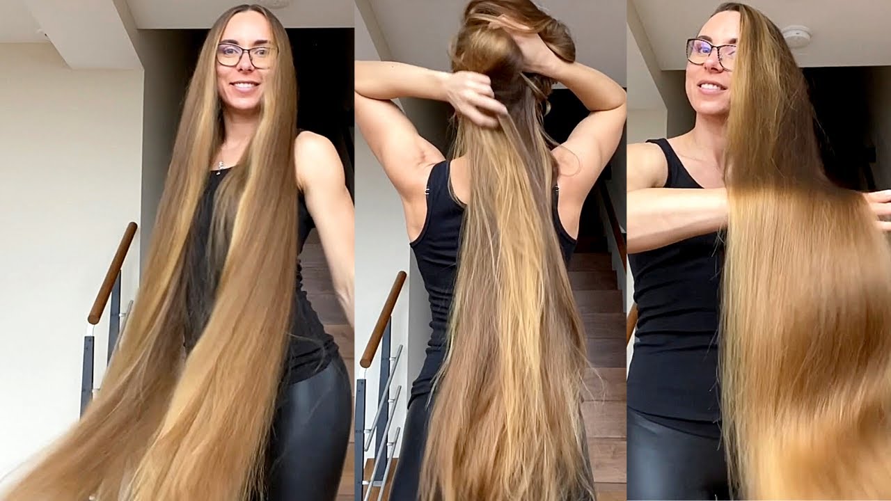 RealRapunzels | Perfect Blonde Hair by The Stairs (preview)