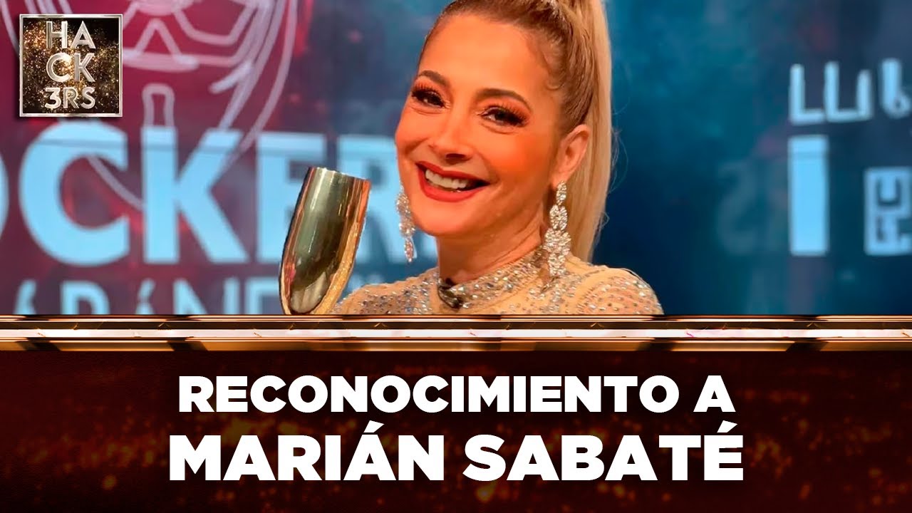 Mari&aacute;n Sabat&eacute;, Reina de la Prensa Rosa, reconocida por su trayectoria en Hackers | LHDE | Ecuavisa