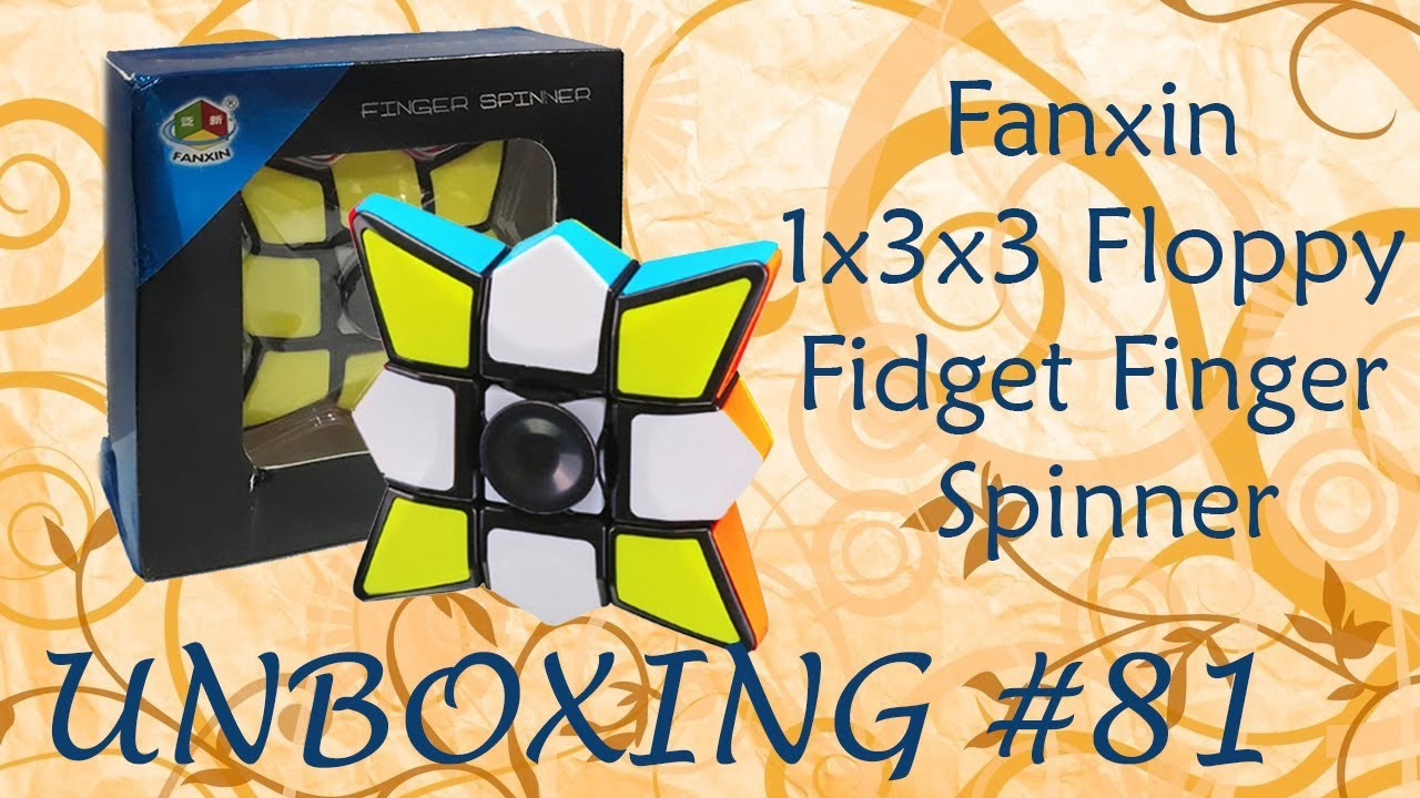 Спиннер Рубика Unboxing №81 Fanxin 1x3x3 Floppy Fidget Finqer Spinner
