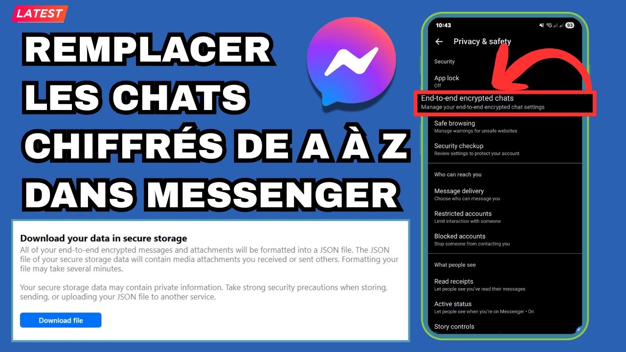 Comment r&eacute;cup&eacute;rer des conversations chiffr&eacute;es de bout en bout sur Messenger (2026)