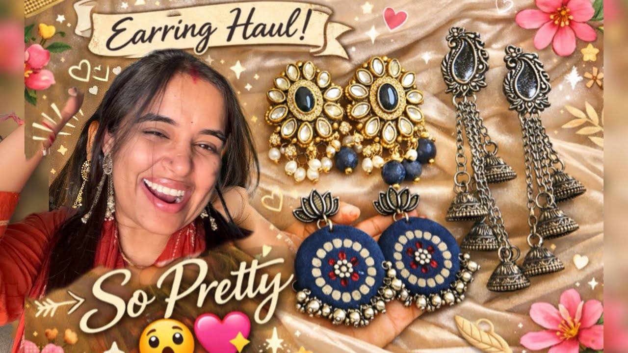 “So Many Earrings Under Budget 😱 | Trending Earrings Haul | Must Have Collection 💍”