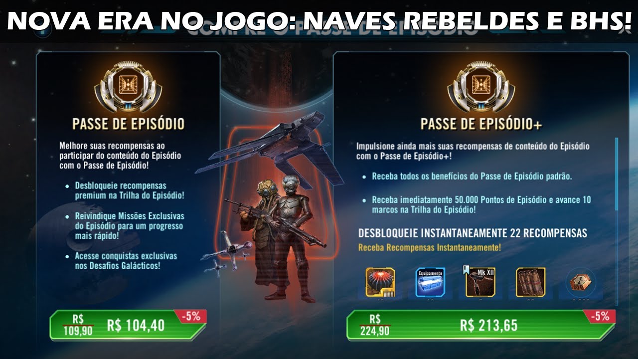 Nova era no jogo: Era da Perseguição Mortal! E HOJE evento da primeira nave marquee do jogo! - SWGOH