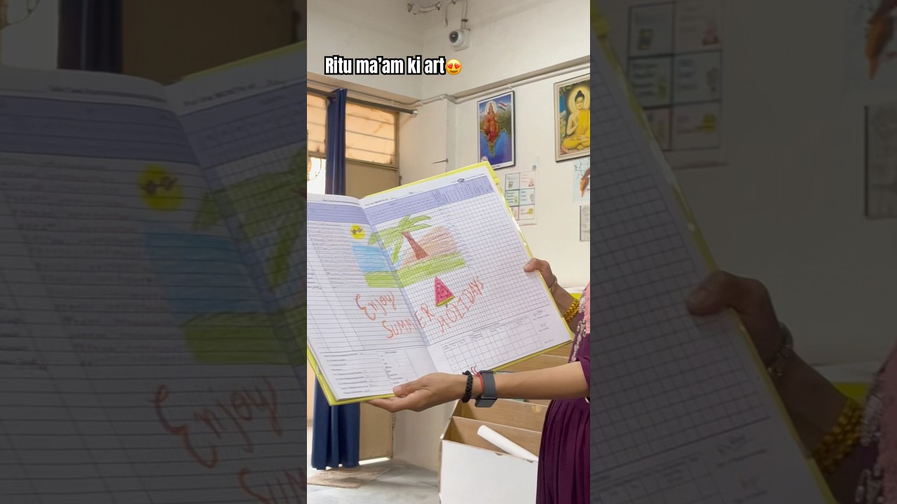Creative teachers || register decoration || school || #school #teacher #register #delhi #trending