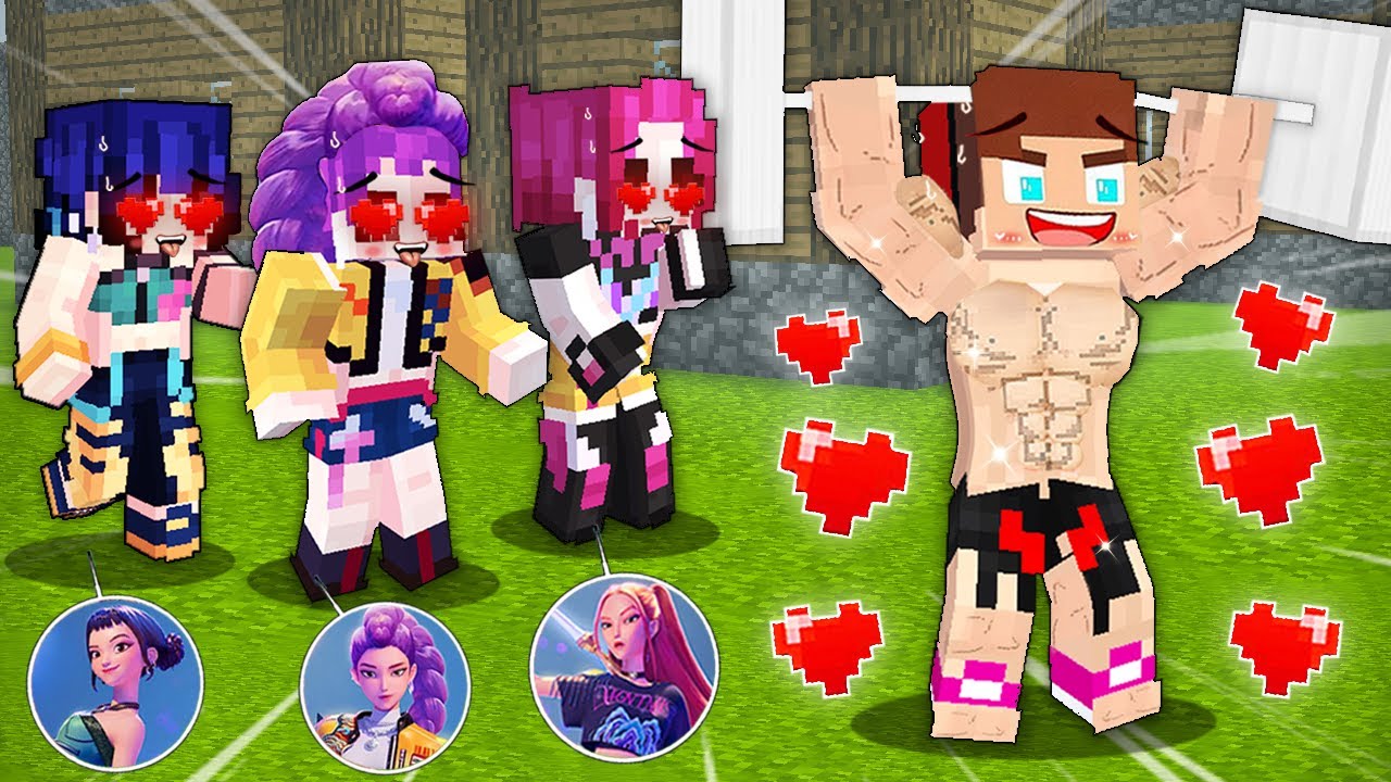 MAIZEN: JJ СПАСАЕТ РУМИ и ВЛЮБЛЯЕТСЯ В KPOP ОХОТНИКОВ НА ДЕМОНОВ!? - Minecraft Animation JJ & Mikey