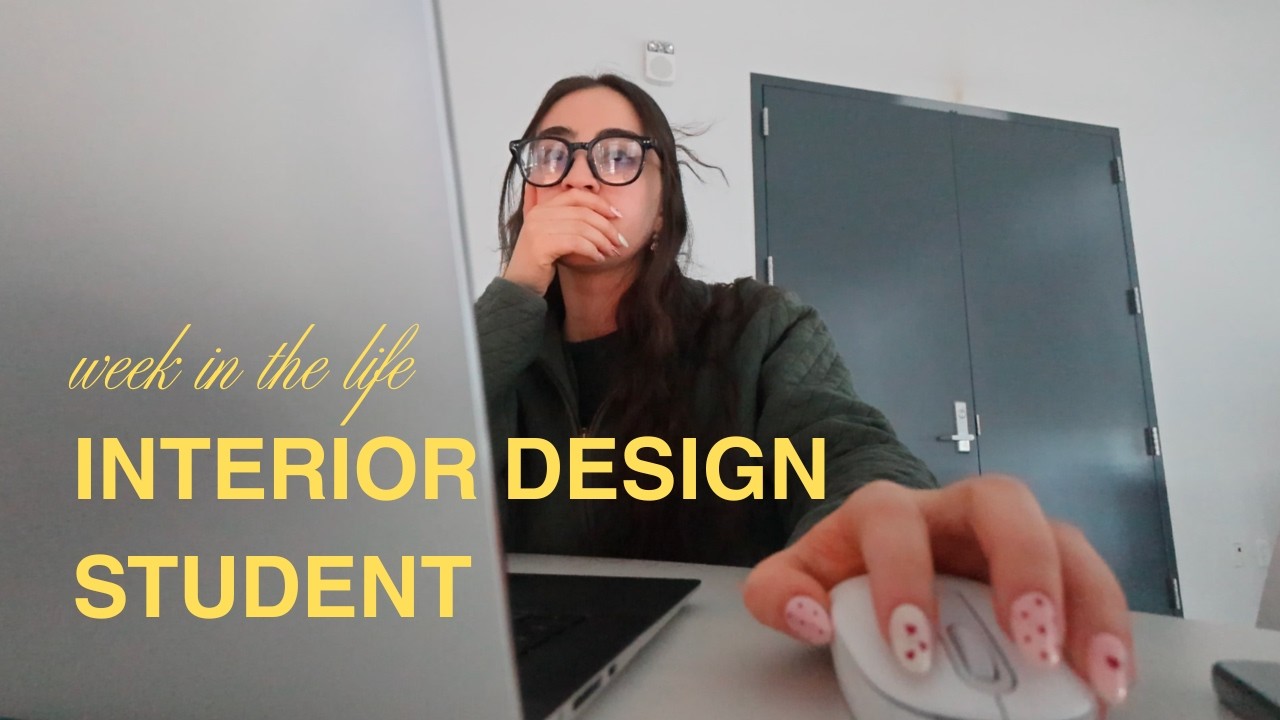 interior design school vlog 🤍 moving out, goals, studying